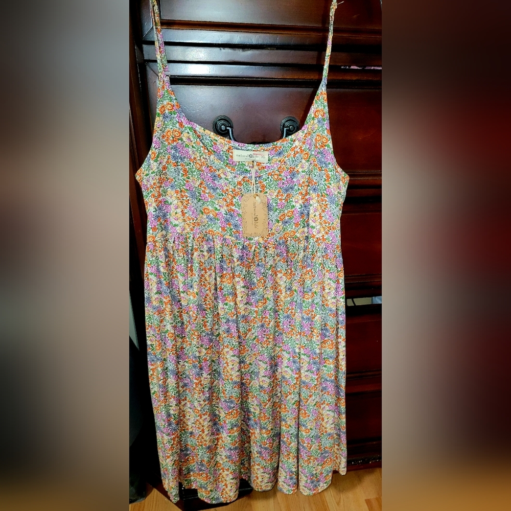 Natural Life Floral Dress - Multicolor XL